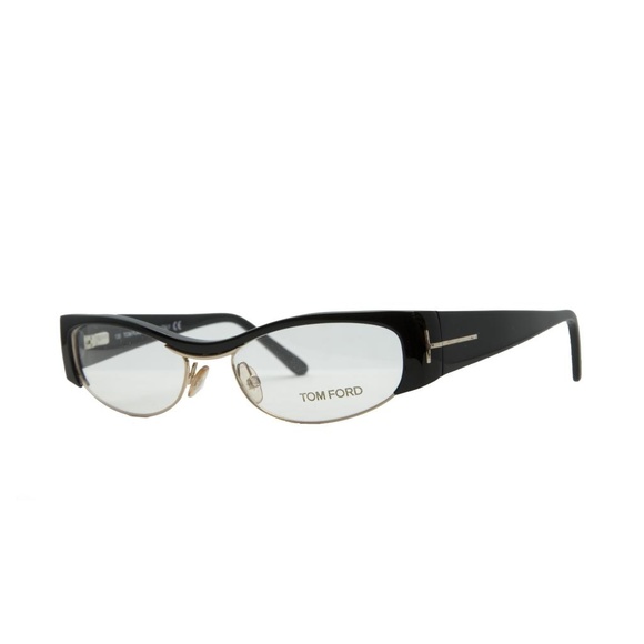 Tom Ford Optical Frame Black/Gold NWT - Picture 1 of 5